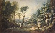 Francois Boucher Desian fro a Stage Set oil painting on canvas